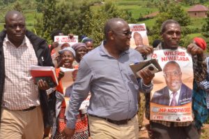 Ndorwa East MP at his official launch of his campaign on Wesdnesday in Nyabushabi Parish